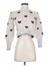 Splendid Hearts Gray Pullover Sweater Size S - photo 1