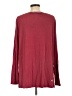 Fourlaps Burgundy Long Sleeve Top Size L - photo 2