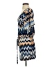 Veronica M. Chevron-herringbone Blue Romper Size S - photo 5