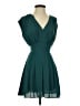 Forever 21 100% Polyester Solid Teal Cocktail Dress Size S - photo 1