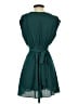Forever 21 100% Polyester Solid Teal Cocktail Dress Size S - photo 2