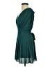 Forever 21 100% Polyester Solid Teal Cocktail Dress Size S - photo 5