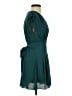 Forever 21 100% Polyester Solid Teal Cocktail Dress Size S - photo 4