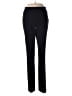 Ecru Solid Black Dress Pants Size M - photo 1