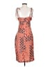 Shein 100% Polyester Paisley Orange Cocktail Dress Size S - photo 2