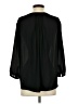 NYDJ 100% Polyester Black 3/4 Sleeve Blouse Size S - photo 2