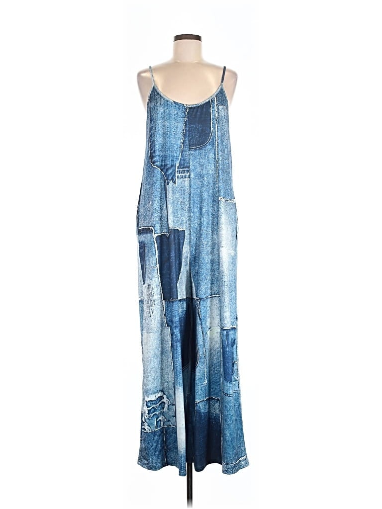 Pre-owned Shein Jumpsuit In Blue