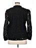 Halogen Black Long Sleeve Blouse Size XL - photo 2