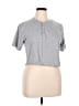 Assorted Brands Gray Short Sleeve Henley Size XL - photo 1