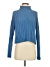 American Eagle Outfitters 100% Polyester Blue Turtleneck Sweater Size S - photo 1
