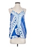 Primark 100% Cotton Blue Sleeveless Blouse Size 4 - photo 1