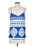 Primark 100% Cotton Blue Sleeveless Blouse Size 4 - photo 2