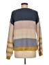 Hem & Thread 100% Polyester Color Block Tan Pullover Sweater Size M - photo 2