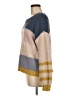 Hem & Thread 100% Polyester Color Block Tan Pullover Sweater Size M - photo 5