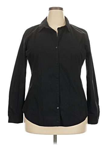 Worthington Long Sleeve Button-Down Shirt (view 1)
