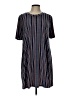 BCBGeneration Stripes Blue Casual Dress Size L - photo 1
