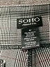 SOHO Apparel Ltd Plaid Gray Dress Pants Size M - photo 4
