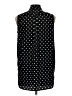 Myrtlewood 100% Polyester Polka Dots Black Sleeveless Blouse Size L - photo 2