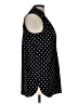 Myrtlewood 100% Polyester Polka Dots Black Sleeveless Blouse Size L - photo 4