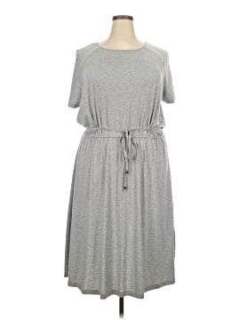 knee length dresses for ladies Erma Drop Waist Linen Dress-Chambray