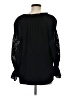 Kobi Halperin 100% Silk Black Long Sleeve Silk Top Size M - photo 2