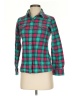 Patagonia Plaid Green Long Sleeve Button-Down Shirt Size 0 - photo 1