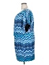 En Focus Studio Chevron-herringbone Blue Casual Dress Size 18 - photo 5