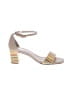 BRENDA ZARO Color Block Ivory Sandals Size EU 42 - photo 1