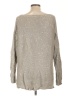 Not Your Daughter's Jeans Metallic Silver Pullover Sweater Size L - photo 2
