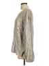 Not Your Daughter's Jeans Metallic Silver Pullover Sweater Size L - photo 5
