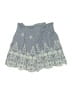 Zara 100% Polyester Paisley Gray Blue Casual Skirt Size XS - photo 1
