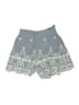 Zara 100% Polyester Paisley Gray Blue Casual Skirt Size XS - photo 2