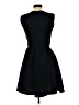 Maje Chevron-herringbone Black Cocktail Dress Size Lg (3) - photo 2