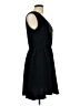 Maje Chevron-herringbone Black Cocktail Dress Size Lg (3) - photo 4