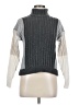 Time and Tru Color Block Gray Turtleneck Sweater Size 8 - 10 - photo 1