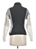 Time and Tru Color Block Gray Turtleneck Sweater Size 8 - 10 - photo 2