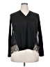 Sandro 100% Polyester Black Long Sleeve Blouse Size 2X (estimated) - photo 1
