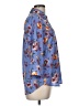 Iz Byer 100% Polyester Floral Blue 3/4 Sleeve Blouse Size M - photo 4
