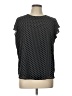 Ann Taylor LOFT Polka Dots Black Short Sleeve Top Size L - photo 1