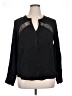 Unbranded Black Long Sleeve Blouse Size XL (estimated) - photo 1