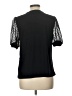 CeCe Black Short Sleeve Top Size L - photo 2