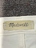 Madewell Solid Ivory White Jeans Size 24 waist - photo 4