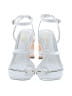 Lulus White Sandals Size 10 - photo 2