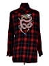Zara Basic Plaid Red Long Sleeve Button-Down Shirt Size L - photo 2