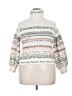 Pilcro Print White Pullover Sweater Size S (estimated) - photo 1