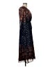 MSK 100% Polyester Stars Blue Cocktail Dress Size M (petite) - photo 4