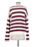 Lands' End Stripes Burgundy Pullover Sweater Size S - photo 2