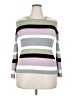 Nine West Stripes Gray Pullover Sweater Size XXL - photo 1