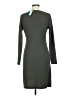 AVLN Studio Solid Gray Casual Dress Size M - photo 2