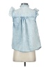 ETRO Blue Sleeveless Button-Down Shirt Size S - photo 2